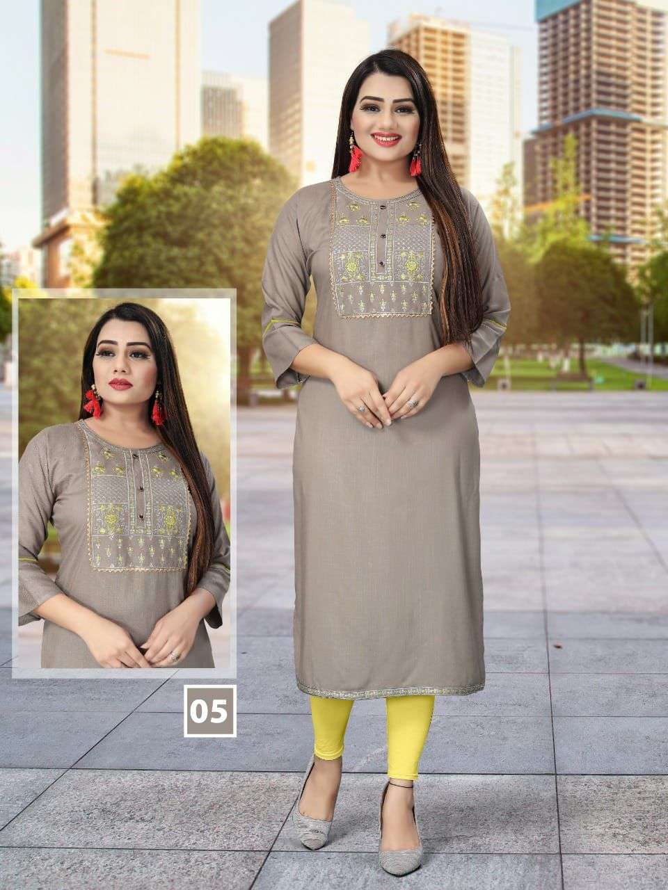 ZALAK BY BEAUTY QUEEN 01 TO 09 SERIES DESIGNER STYLISH FANCY COLORFUL BEAUTIFUL PARTY WEAR & ETHNIC WEAR COLLECTION RAYON EMBROIDERY KURTIS AT WHOLESALE PRICE