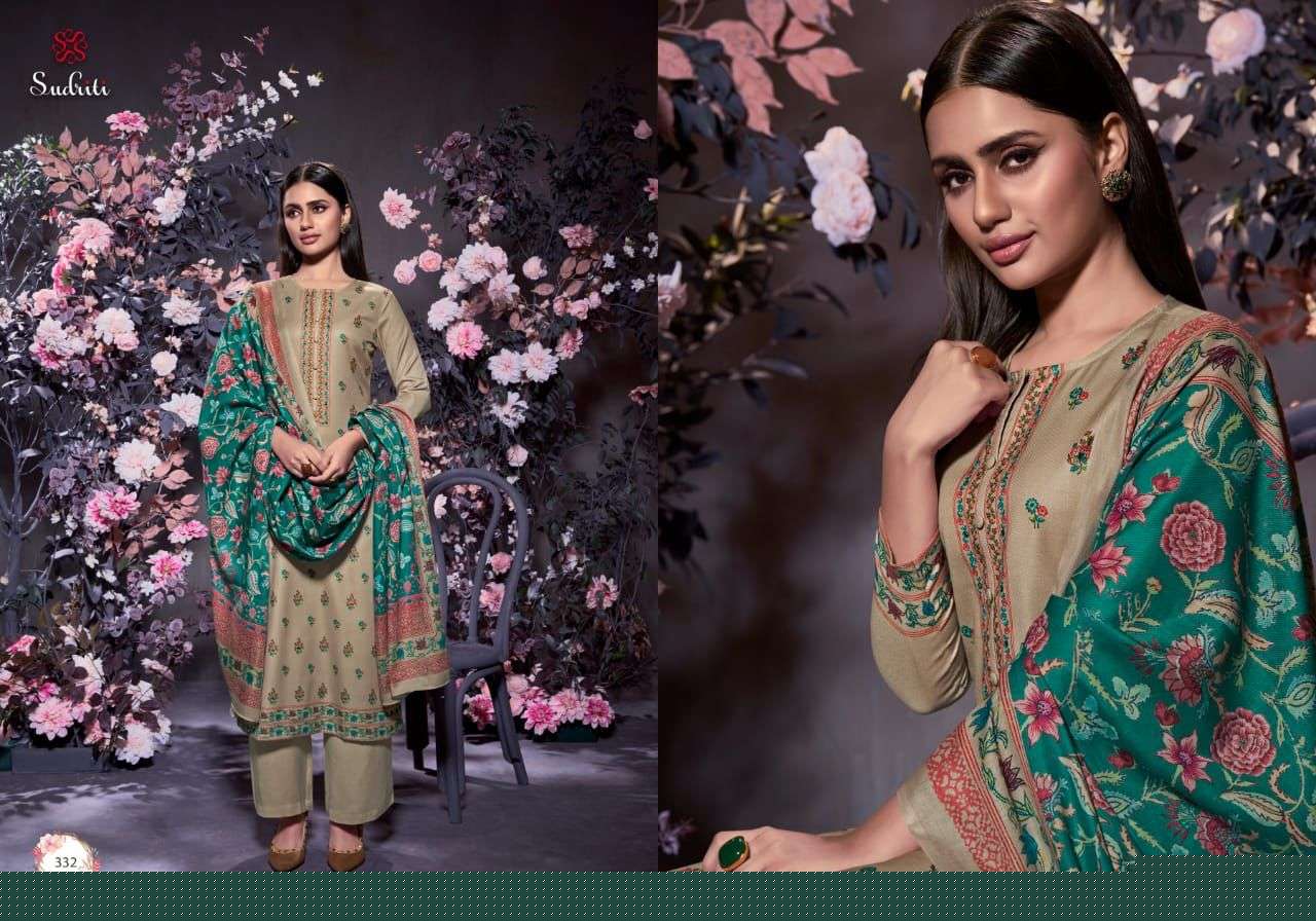 SANGHI BY SUDRITI BEAUTIFUL SUITS COLORFUL STYLISH FANCY CASUAL WEAR & ETHNIC WEAR PASHMINA TWILL DIGITAL PRINT DRESSES AT WHOLESALE PRICE