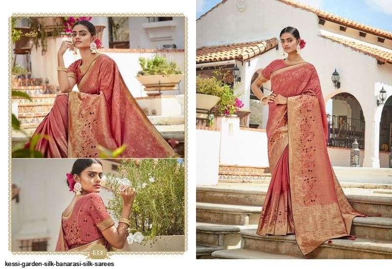 GARDEN SILK BY KESSI FABRICS 4931 TO 4940 SERIES INDIAN TRADITIONAL WEAR COLLECTION BEAUTIFUL STYLISH FANCY COLORFUL PARTY WEAR & OCCASIONAL WEAR COTTON BANARASI SILK SAREES AT WHOLESALE PRICE