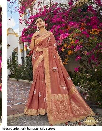 GARDEN SILK BY KESSI FABRICS 4931 TO 4940 SERIES INDIAN TRADITIONAL WEAR COLLECTION BEAUTIFUL STYLISH FANCY COLORFUL PARTY WEAR & OCCASIONAL WEAR COTTON BANARASI SILK SAREES AT WHOLESALE PRICE