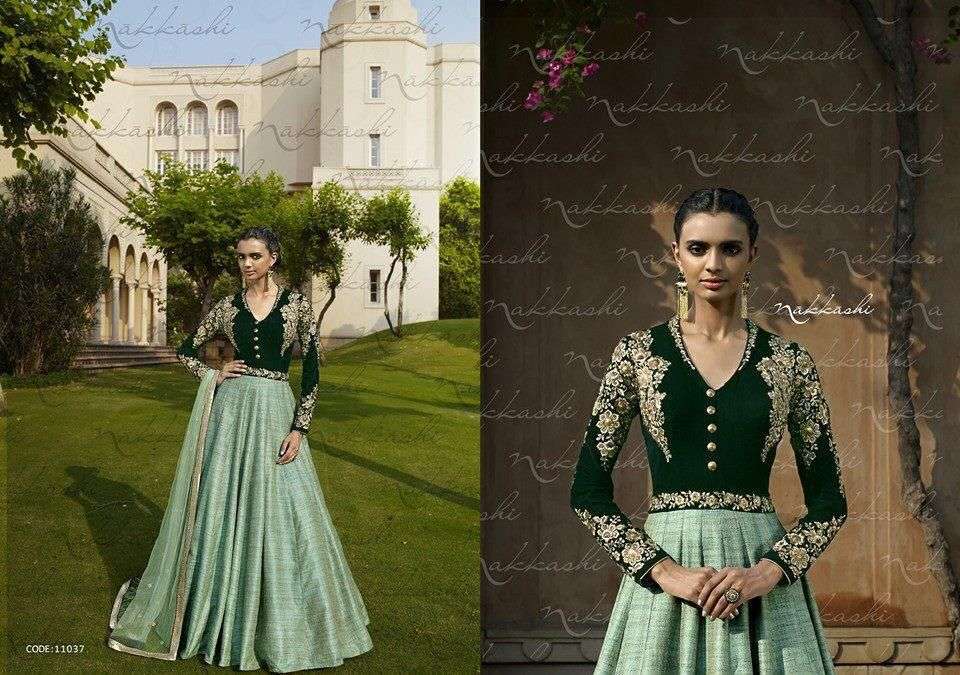 NAKKASHI HIT DESIGNS BY NAKKASHI BEAUTIFUL SUITS COLORFUL STYLISH FANCY CASUAL WEAR & ETHNIC WEAR FANCY DRESSES AT WHOLESALE PRICE
