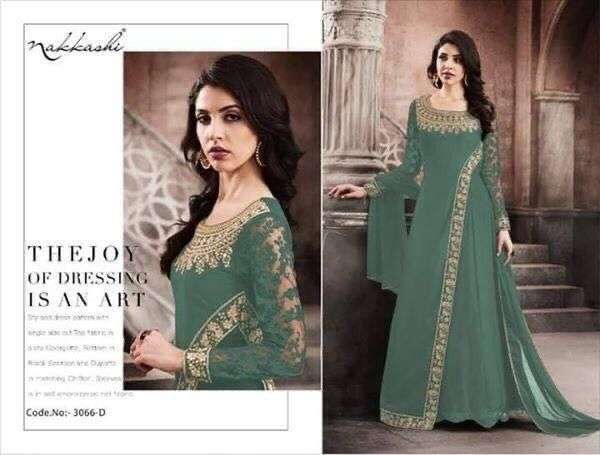 NAKKASHI HIT DESIGNS BY NAKKASHI BEAUTIFUL SUITS COLORFUL STYLISH FANCY CASUAL WEAR & ETHNIC WEAR FANCY DRESSES AT WHOLESALE PRICE
