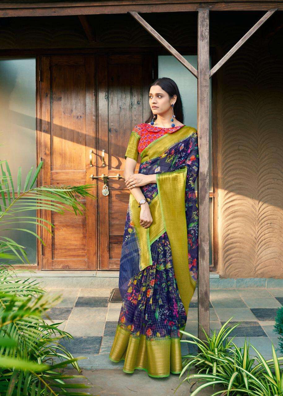 KEROLAM KANCHI PATTU BY SHVETAMBAR CREATION 01 TO 12 SERIES INDIAN TRADITIONAL WEAR COLLECTION BEAUTIFUL STYLISH FANCY COLORFUL PARTY WEAR & OCCASIONAL WEAR ORGANZA DIGITAL PRINT SAREES AT WHOLESALE PRICE