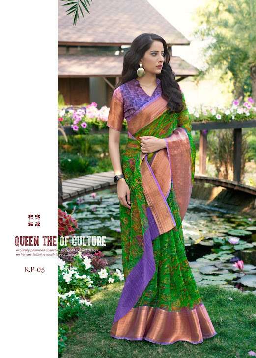 KEROLAM KANCHI PATTU BY SHVETAMBAR CREATION 01 TO 12 SERIES INDIAN TRADITIONAL WEAR COLLECTION BEAUTIFUL STYLISH FANCY COLORFUL PARTY WEAR & OCCASIONAL WEAR ORGANZA DIGITAL PRINT SAREES AT WHOLESALE PRICE