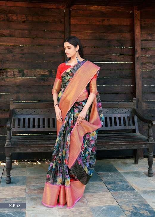 KEROLAM KANCHI PATTU BY SHVETAMBAR CREATION 01 TO 12 SERIES INDIAN TRADITIONAL WEAR COLLECTION BEAUTIFUL STYLISH FANCY COLORFUL PARTY WEAR & OCCASIONAL WEAR ORGANZA DIGITAL PRINT SAREES AT WHOLESALE PRICE