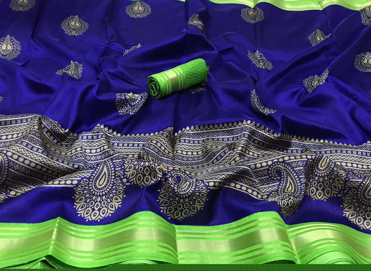 PRINT PATTU ZARI BY MYRA 01 TO 02 SERIES INDIAN TRADITIONAL WEAR COLLECTION BEAUTIFUL STYLISH FANCY COLORFUL PARTY WEAR & OCCASIONAL WEAR PFANCY SAREES AT WHOLESALE PRICE