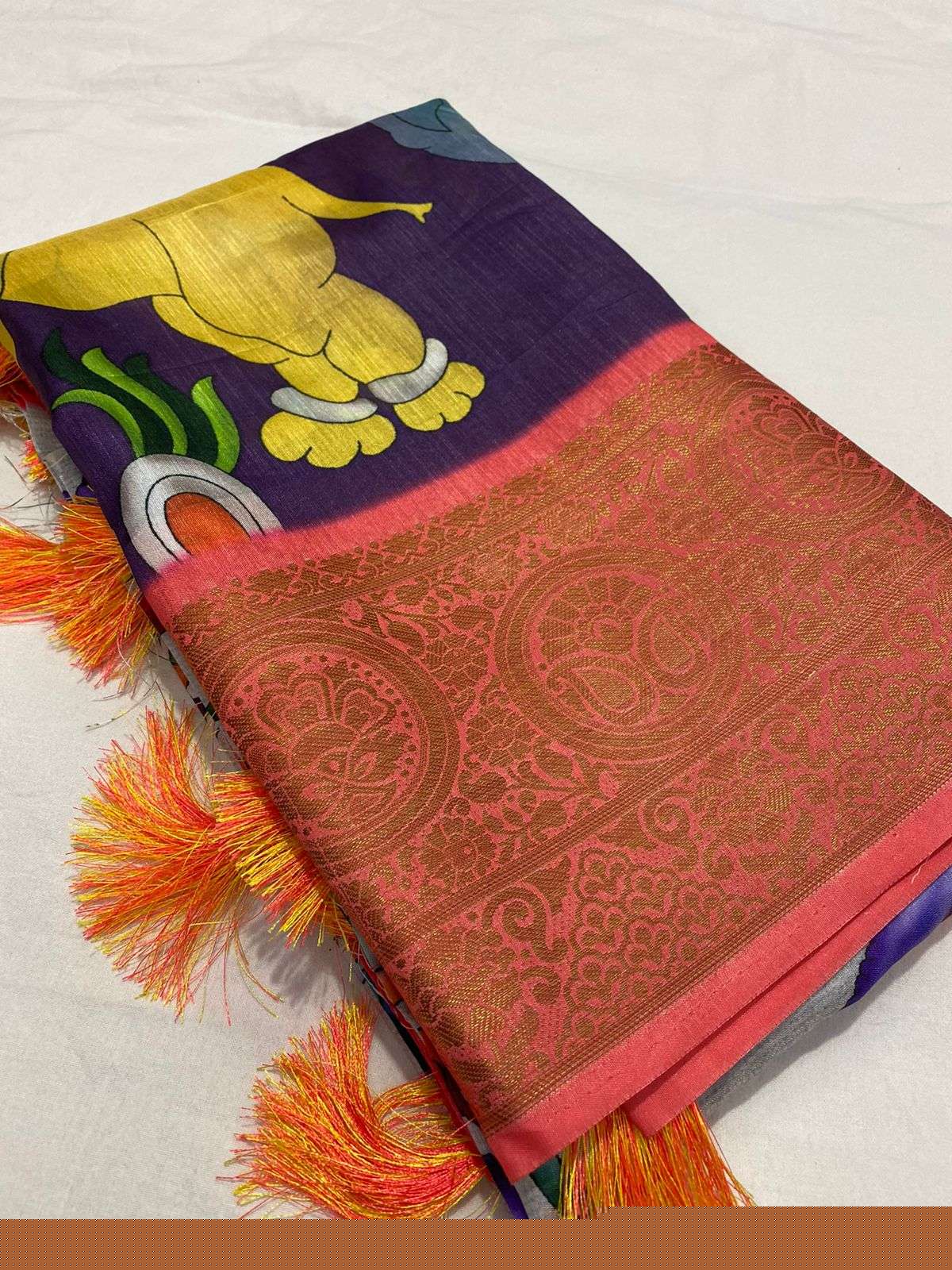 PLATINUM LINEN BY MYRA 01 TO 11 SERIES INDIAN TRADITIONAL WEAR COLLECTION BEAUTIFUL STYLISH FANCY COLORFUL PARTY WEAR & OCCASIONAL WEAR LINEN SAREES AT WHOLESALE PRICE