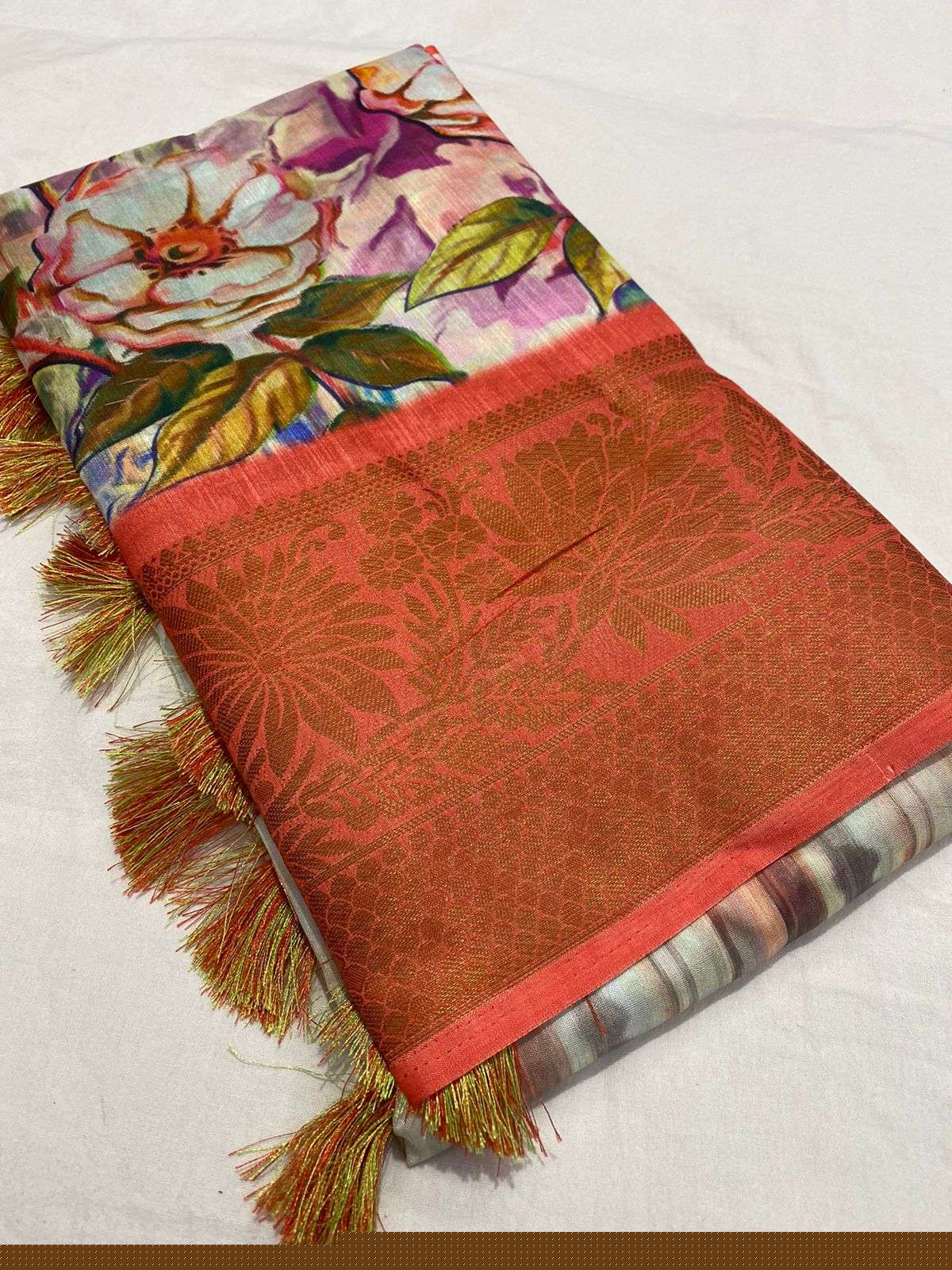 PLATINUM LINEN BY MYRA 01 TO 11 SERIES INDIAN TRADITIONAL WEAR COLLECTION BEAUTIFUL STYLISH FANCY COLORFUL PARTY WEAR & OCCASIONAL WEAR LINEN SAREES AT WHOLESALE PRICE