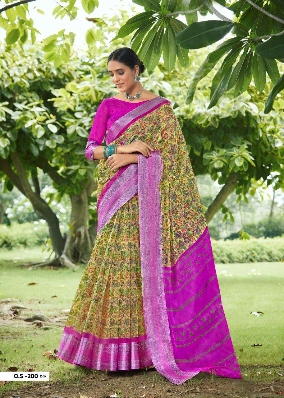 ORGANZA SILK VOL-13 BY SHREYANS 1301 TO 1309 SERIES INDIAN TRADITIONAL WEAR COLLECTION BEAUTIFUL STYLISH FANCY COLORFUL PARTY WEAR & OCCASIONAL WEAR ORGANZA SILK SAREES AT WHOLESALE PRICE