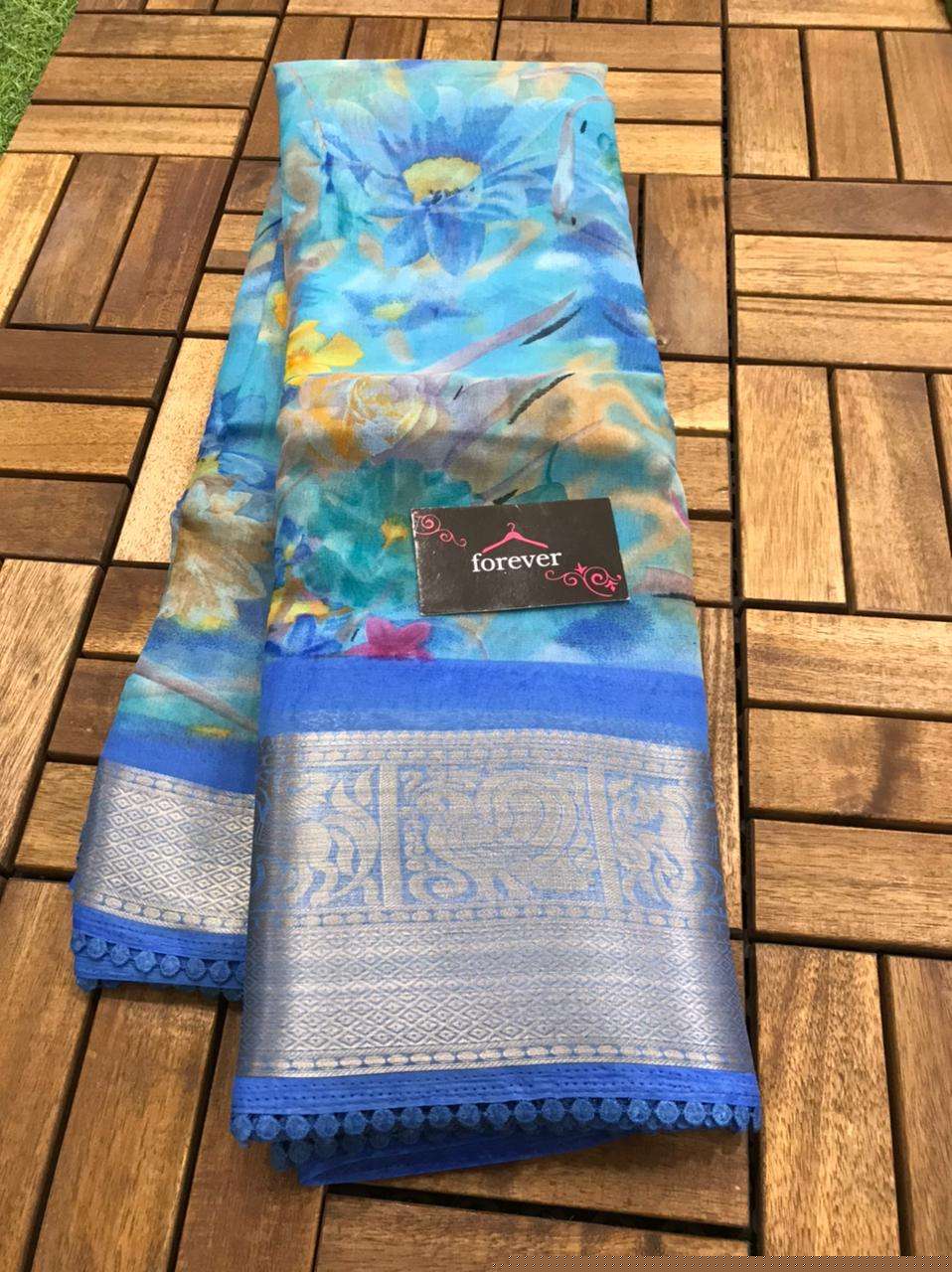 PREMIUM ORGANZA VOL-6 BY MYRA 601 TO 603 SERIES INDIAN TRADITIONAL WEAR COLLECTION BEAUTIFUL STYLISH FANCY COLORFUL PARTY WEAR & OCCASIONAL WEAR PREMIUM ORGANZA SAREES AT WHOLESALE PRICE