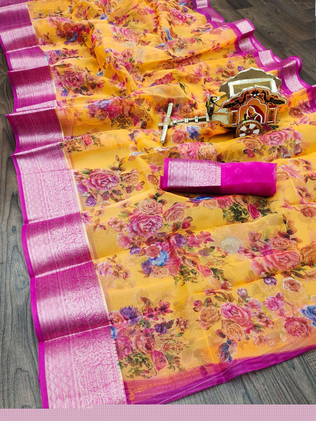 ORGANZA PRINT VOL-2 BY MYRA 201 TO 209 SERIES INDIAN TRADITIONAL WEAR COLLECTION BEAUTIFUL STYLISH FANCY COLORFUL PARTY WEAR & OCCASIONAL WEAR PREMIUM ORGANZA SAREES AT WHOLESALE PRICE