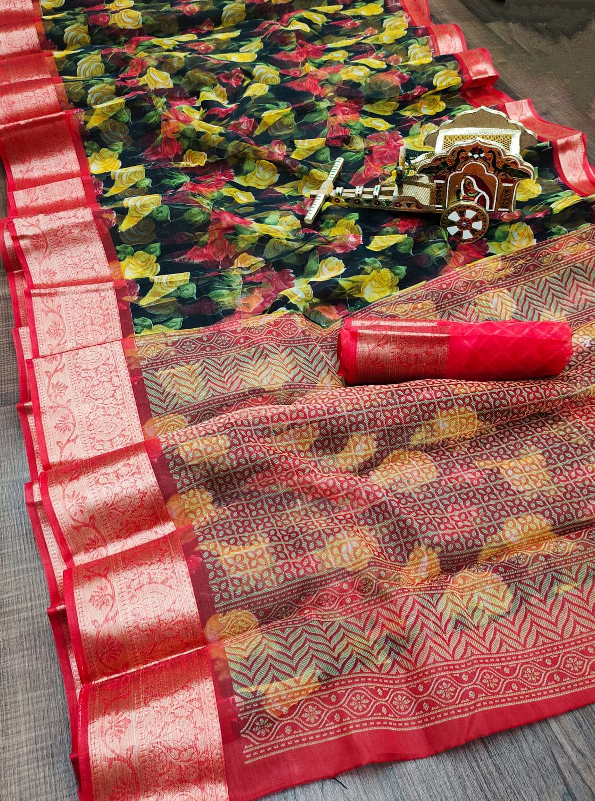 ORGANZA PRINT VOL-2 BY MYRA 201 TO 209 SERIES INDIAN TRADITIONAL WEAR COLLECTION BEAUTIFUL STYLISH FANCY COLORFUL PARTY WEAR & OCCASIONAL WEAR PREMIUM ORGANZA SAREES AT WHOLESALE PRICE