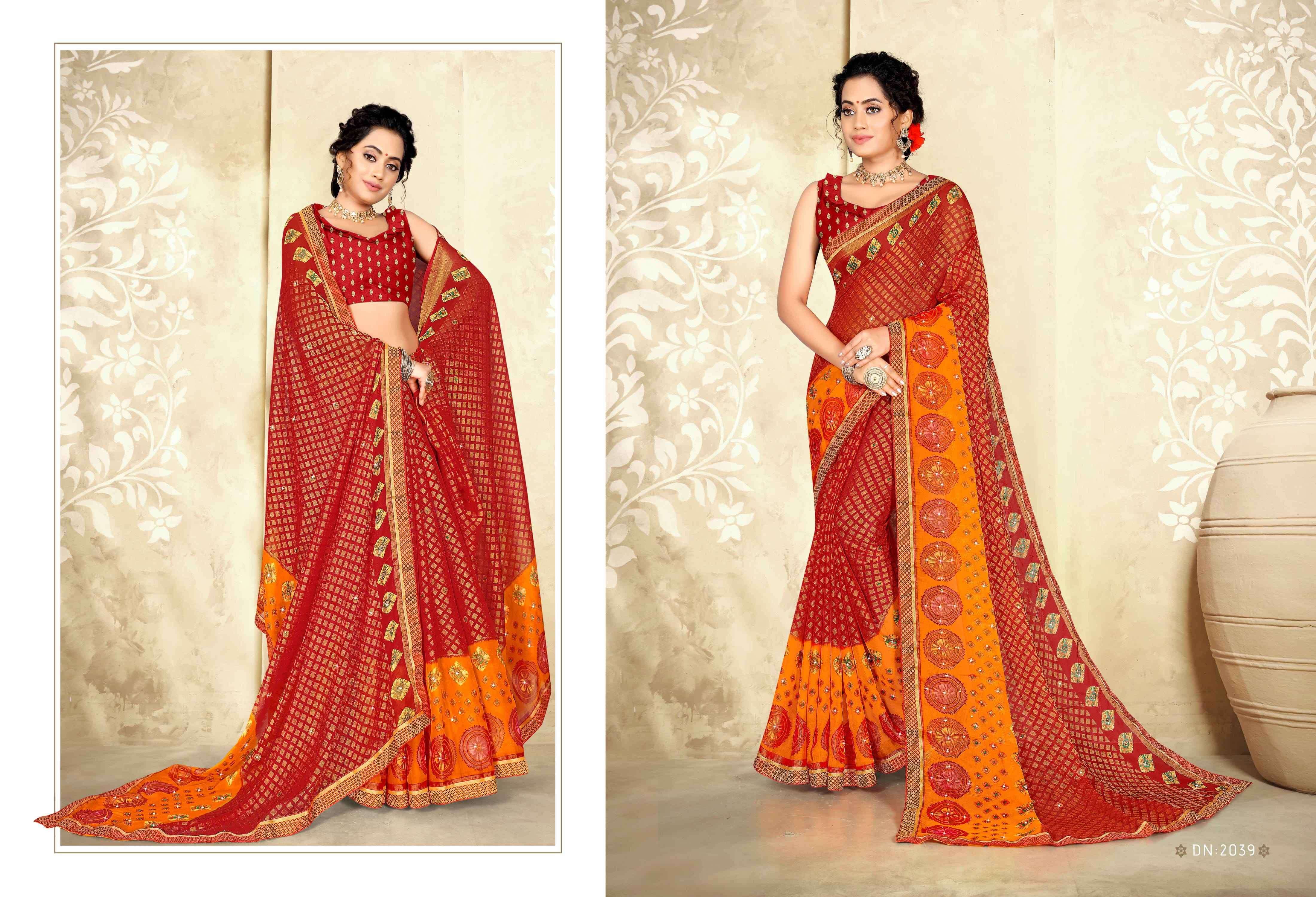 BULBUL BY BARGAD INDIAN TRADITIONAL WEAR COLLECTION BEAUTIFUL STYLISH FANCY COLORFUL PARTY WEAR & OCCASIONAL WEAR BRASSO SAREES AT WHOLESALE PRICE