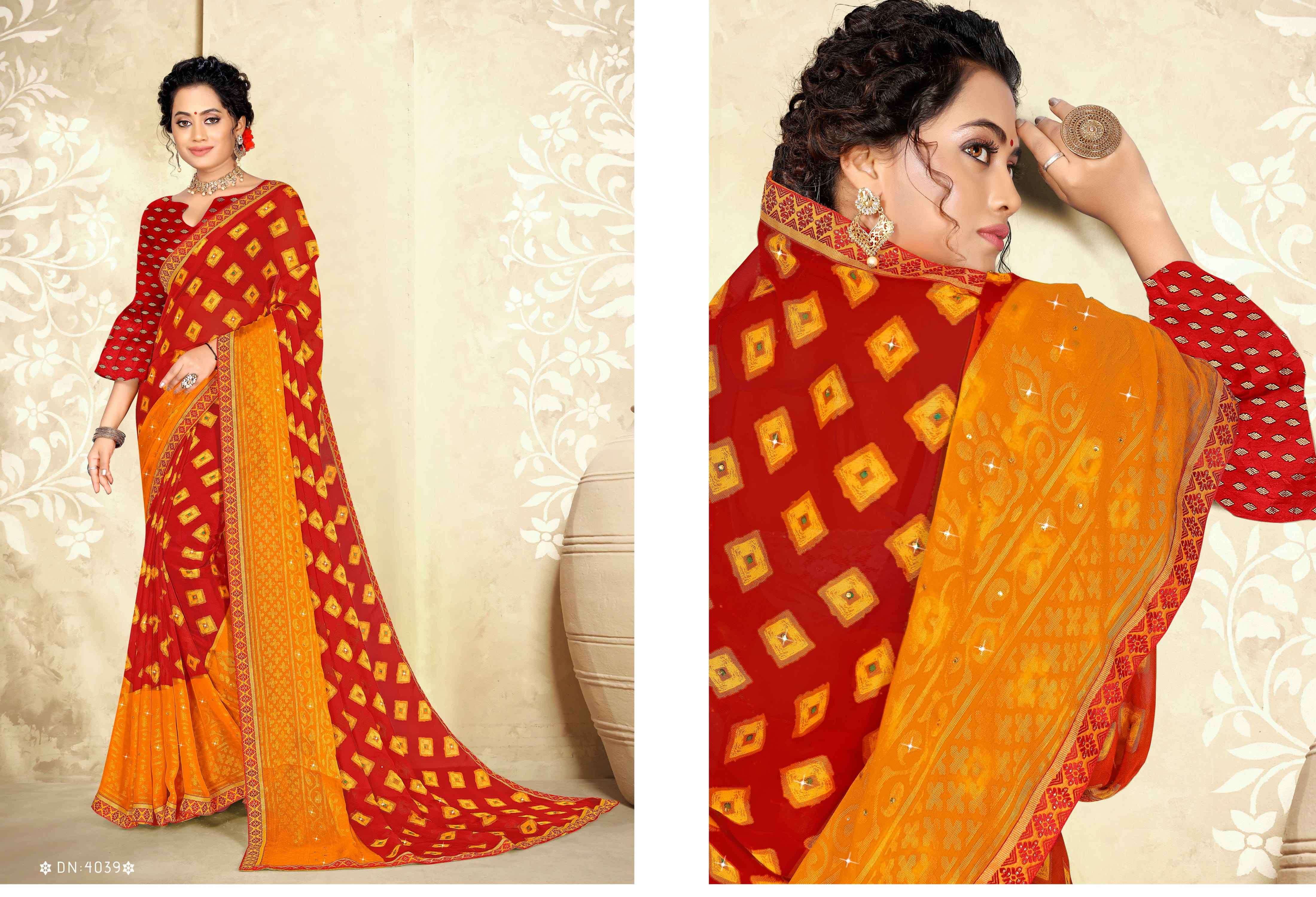 BULBUL BY BARGAD INDIAN TRADITIONAL WEAR COLLECTION BEAUTIFUL STYLISH FANCY COLORFUL PARTY WEAR & OCCASIONAL WEAR BRASSO SAREES AT WHOLESALE PRICE