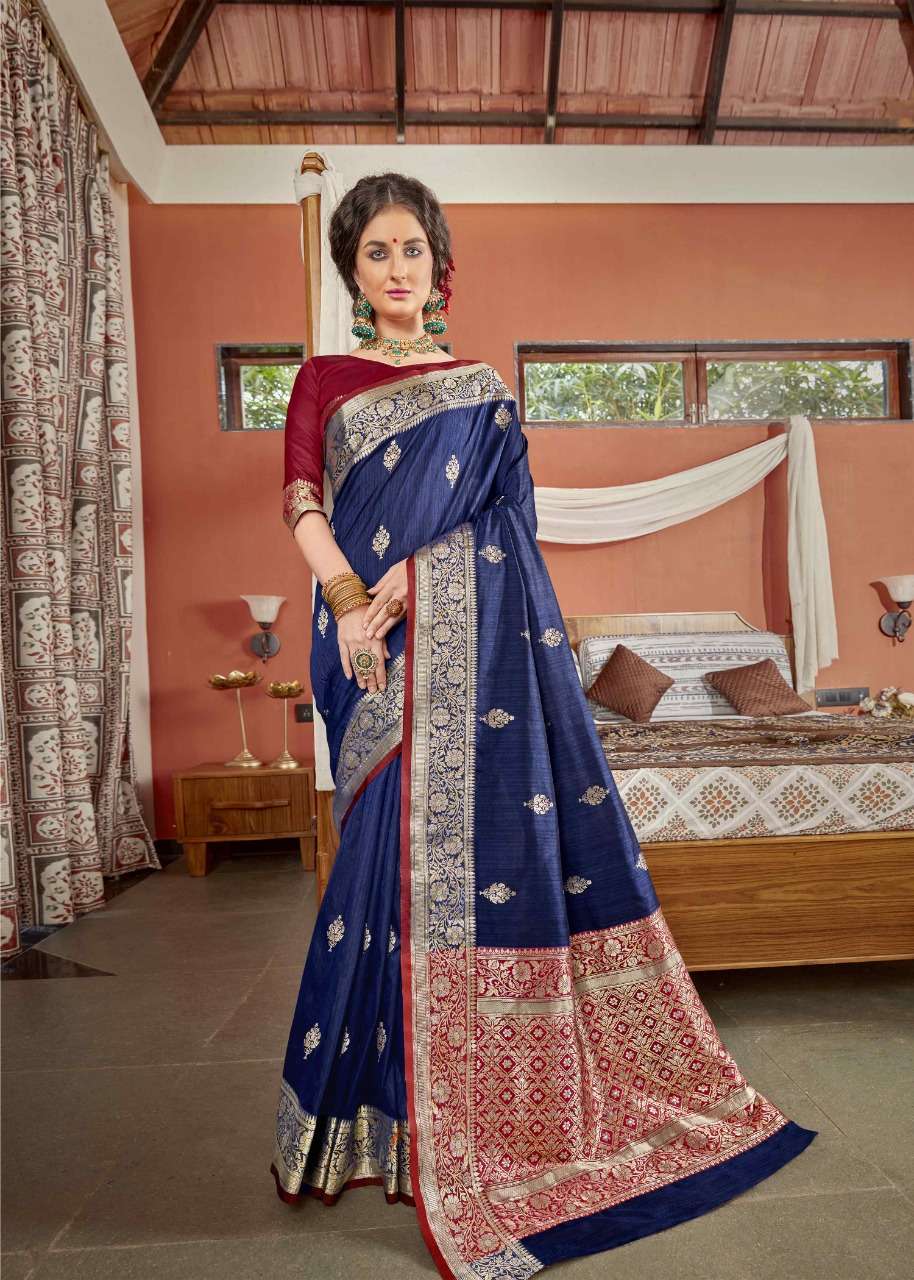 JAGMOHINI BY SHAKUNT 12561 TO 12566 SERIES INDIAN TRADITIONAL WEAR COLLECTION BEAUTIFUL STYLISH FANCY COLORFUL PARTY WEAR & OCCASIONAL WEAR SOFT SILK SAREES AT WHOLESALE PRICE