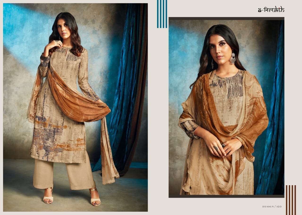 Maheera By S-Nirukth Beautiful Stylish Suits Fancy Colorful Casual Wear & Ethnic Wear & Ready To Wear Pashmina Twill Print With Embroidery Dresses At Wholesale Price