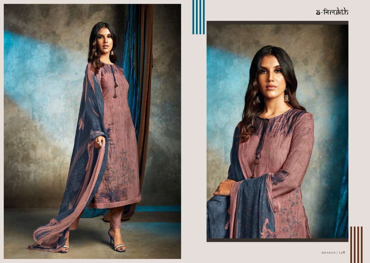 Maheera By S-Nirukth Beautiful Stylish Suits Fancy Colorful Casual Wear & Ethnic Wear & Ready To Wear Pashmina Twill Print With Embroidery Dresses At Wholesale Price