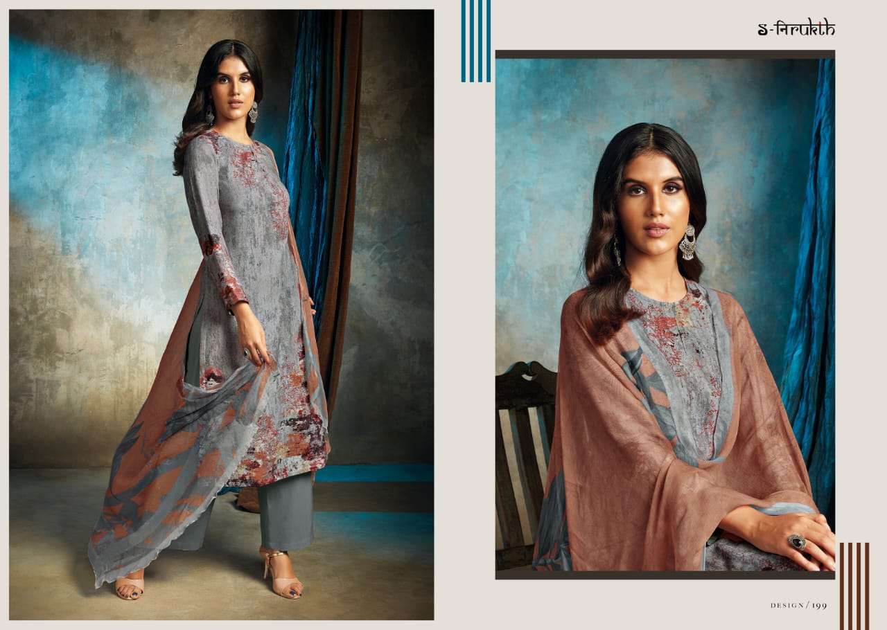 Maheera By S-Nirukth Beautiful Stylish Suits Fancy Colorful Casual Wear & Ethnic Wear & Ready To Wear Pashmina Twill Print With Embroidery Dresses At Wholesale Price