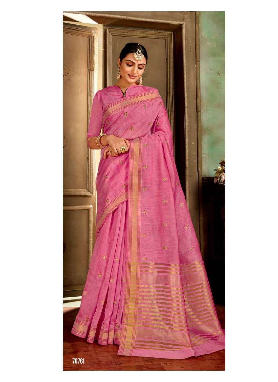 SINDHURA BY LIFESTYLE 76791 TO 76796 SERIES INDIAN TRADITIONAL WEAR COLLECTION BEAUTIFUL STYLISH FANCY COLORFUL PARTY WEAR & OCCASIONAL WEAR CHANDERI SILK SAREES AT WHOLESALE PRICE