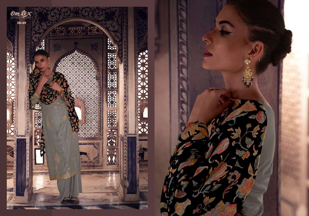 ZARQASH BY JHANSI 601 TO 68 SERIES BEAUTIFUL SUITS COLORFUL STYLISH FANCY CASUAL WEAR & ETHNIC WEAR PASHMINA SILK DRESSES AT WHOLESALE PRICE