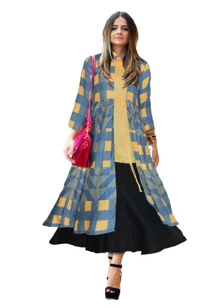 YAMEE BY ARYA DRESS MAKER 01 TO 07 SERIES BEAUTIFUL STYLISH FANCY COLORFUL CASUAL WEAR & ETHNIC WEAR COTTON DIGITAL PRINT GOWNS WITH KOTI AT WHOLESALE PRICE