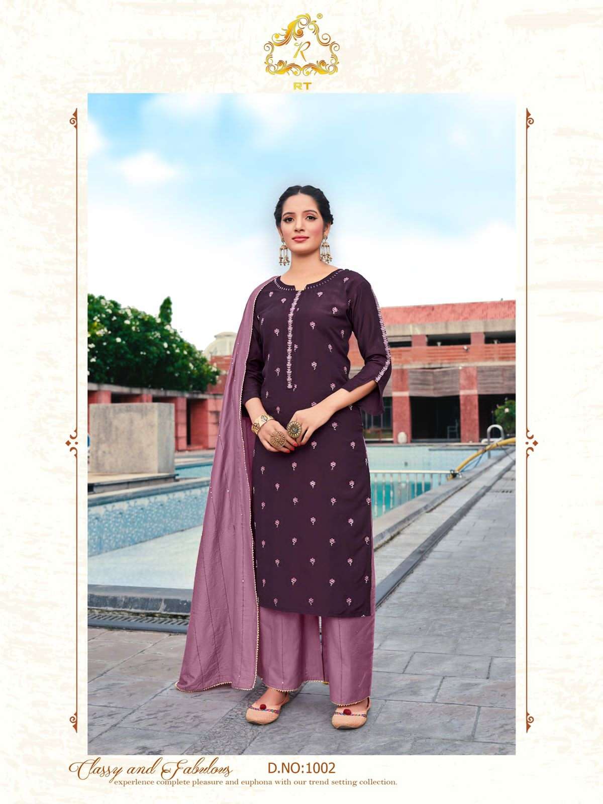 SURILI VOL-2 BY RT 1001 TO 1006 SERIES BEAUTIFUL SUITS STYLISH FANCY COLORFUL CASUAL WEAR & ETHNIC WEAR CHINNON SILK DRESSES AT WHOLESALE PRICE