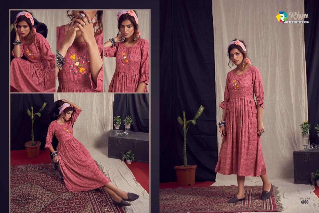 ALEXA BY RIYA DESIGNER 4001 TO 4005 SERIES BEAUTIFUL STYLISH FANCY COLORFUL CASUAL WEAR & ETHNIC WEAR HEAVY PASHMINA GOWNS AT WHOLESALE PRICE