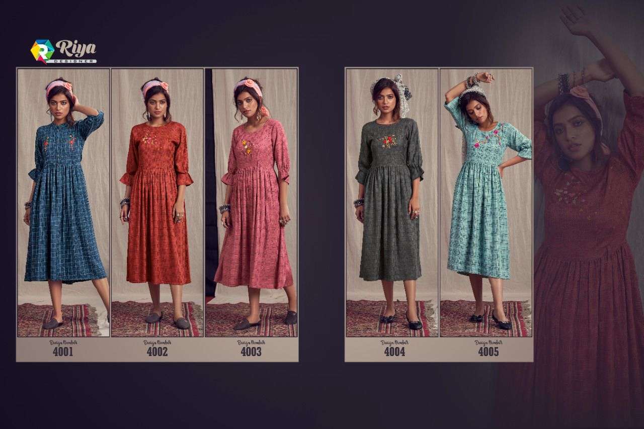 ALEXA BY RIYA DESIGNER 4001 TO 4005 SERIES BEAUTIFUL STYLISH FANCY COLORFUL CASUAL WEAR & ETHNIC WEAR HEAVY PASHMINA GOWNS AT WHOLESALE PRICE