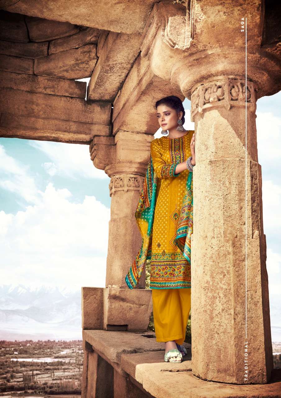 KALIKAA BY KESARIYA 1001 TO 1008 SERIES BEAUTIFUL STYLISH SHARARA SUITS FANCY COLORFUL CASUAL WEAR & ETHNIC WEAR & READY TO WEAR PASHMINA JACQUARD PRINTED DRESSES AT WHOLESALE PRICE