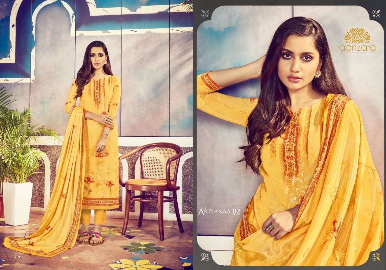AARIYANA BY ACME WEAVERS 01 TO 08 SERIES BEAUTIFUL SUITS COLORFUL STYLISH FANCY CASUAL WEAR & ETHNIC WEAR GEORGETTE DRESSES AT WHOLESALE PRICE