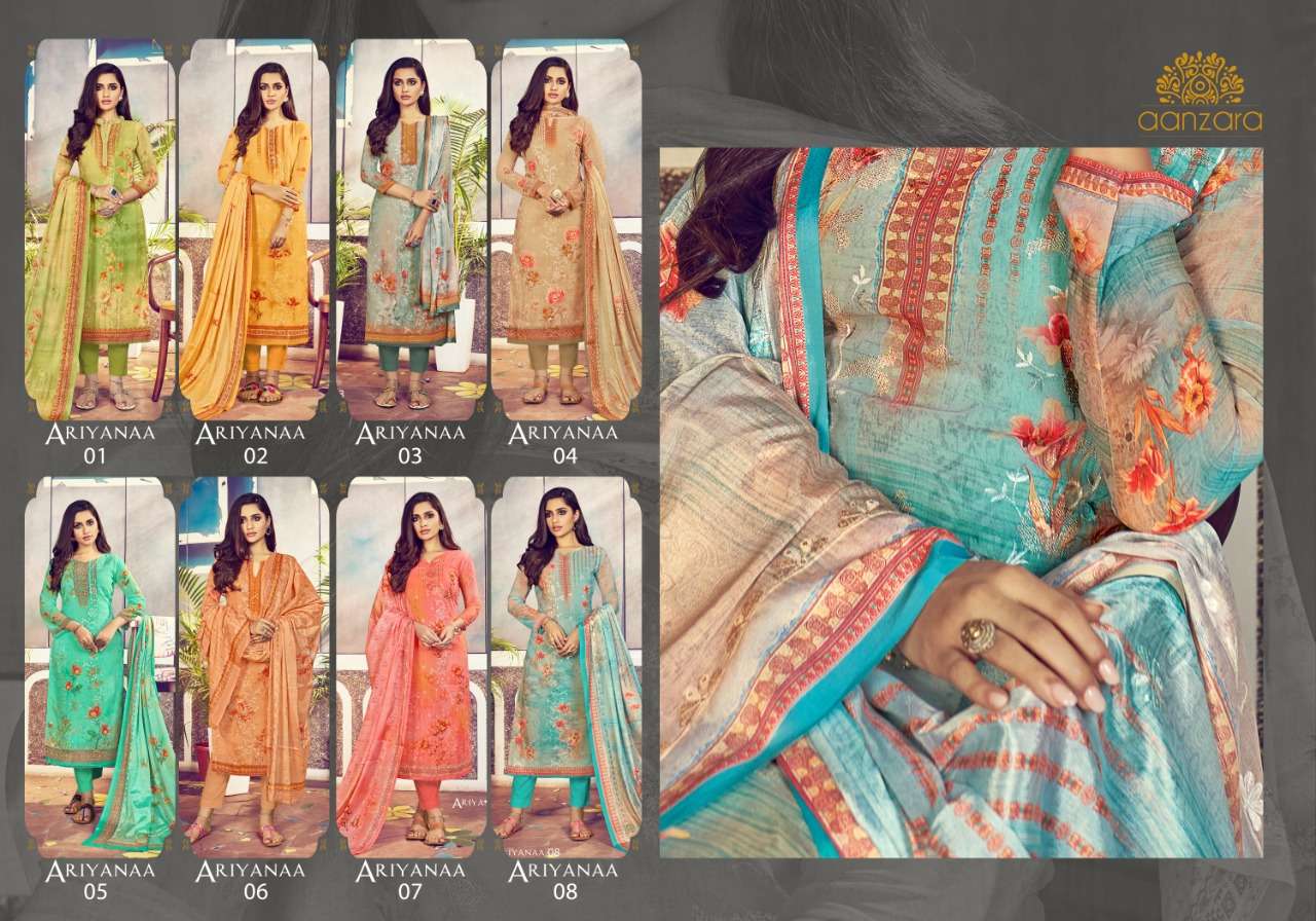 AARIYANA BY ACME WEAVERS 01 TO 08 SERIES BEAUTIFUL SUITS COLORFUL STYLISH FANCY CASUAL WEAR & ETHNIC WEAR GEORGETTE DRESSES AT WHOLESALE PRICE