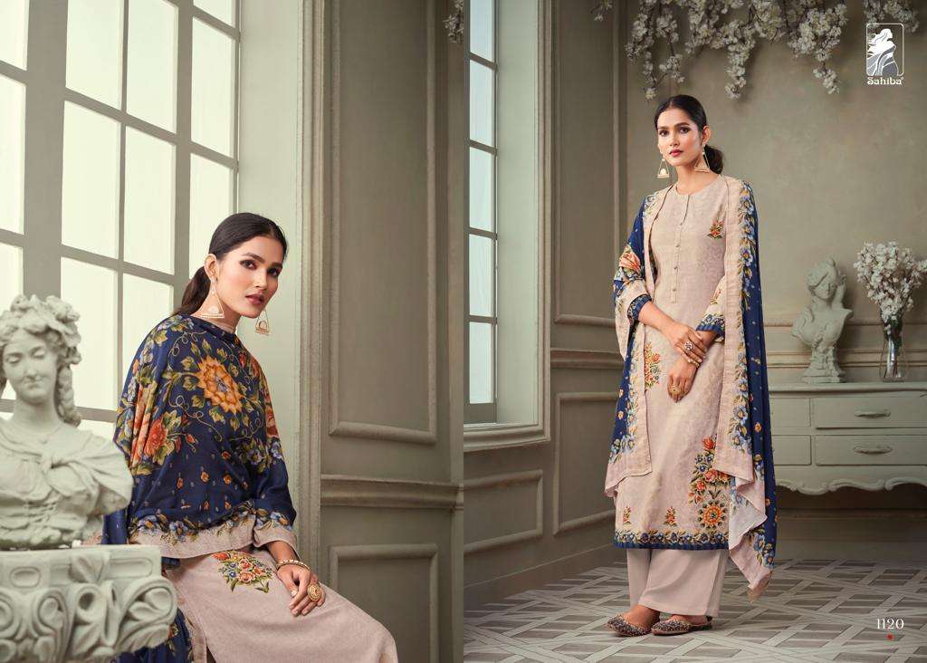RAG DARBARI BY SAHIBA 1120 TO 1188 SERIES BEAUTIFUL SUITS COLORFUL STYLISH FANCY CASUAL WEAR & ETHNIC WEAR STAPLE TWILL DIGITAL PRINT DRESSES AT WHOLESALE PRICE