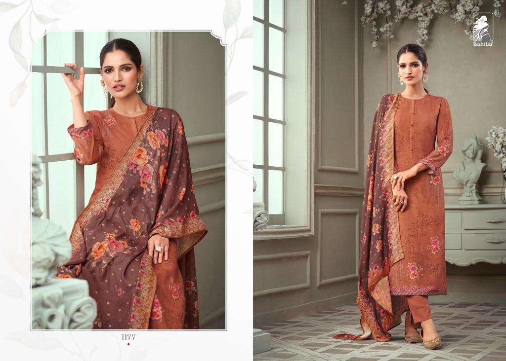 RAG DARBARI BY SAHIBA 1120 TO 1188 SERIES BEAUTIFUL SUITS COLORFUL STYLISH FANCY CASUAL WEAR & ETHNIC WEAR STAPLE TWILL DIGITAL PRINT DRESSES AT WHOLESALE PRICE