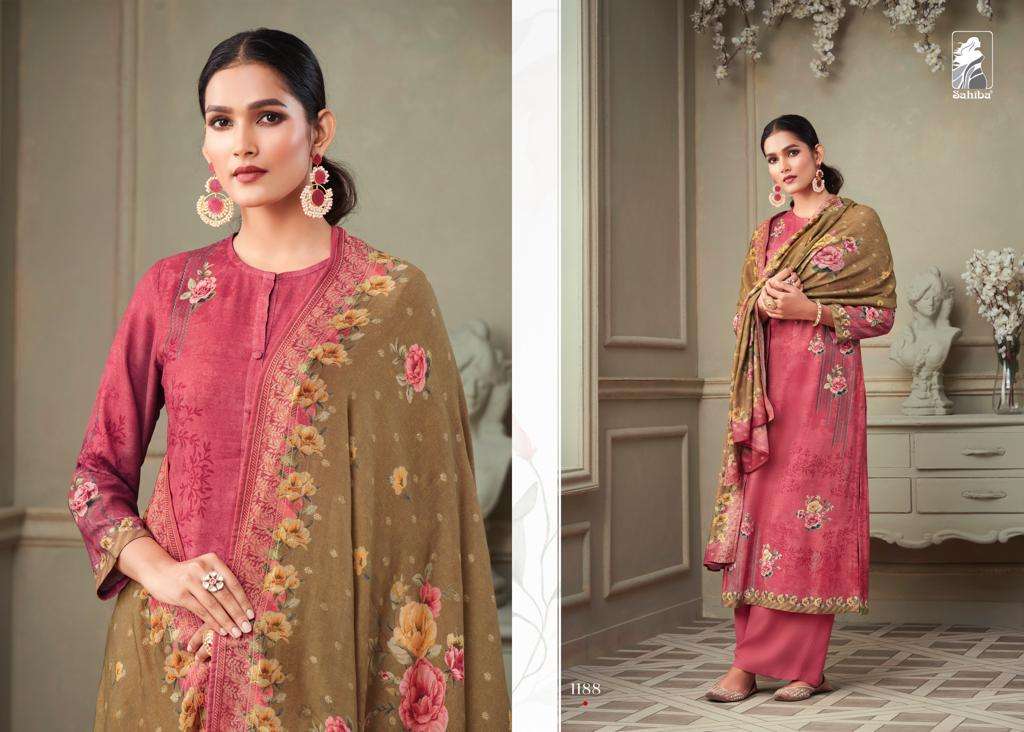 RAG DARBARI BY SAHIBA 1120 TO 1188 SERIES BEAUTIFUL SUITS COLORFUL STYLISH FANCY CASUAL WEAR & ETHNIC WEAR STAPLE TWILL DIGITAL PRINT DRESSES AT WHOLESALE PRICE