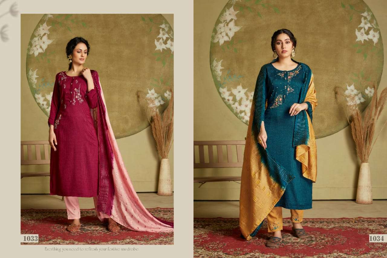 POETRY BY SNAPSTYLE 1031 TO 1036 SERIES BEAUTIFUL SUITS COLORFUL STYLISH FANCY CASUAL WEAR & ETHNIC WEAR PREMIUM SILK DRESSES AT WHOLESALE PRICE
