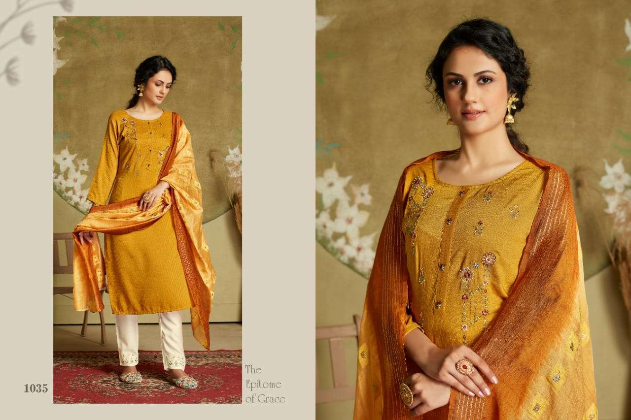 POETRY BY SNAPSTYLE 1031 TO 1036 SERIES BEAUTIFUL SUITS COLORFUL STYLISH FANCY CASUAL WEAR & ETHNIC WEAR PREMIUM SILK DRESSES AT WHOLESALE PRICE