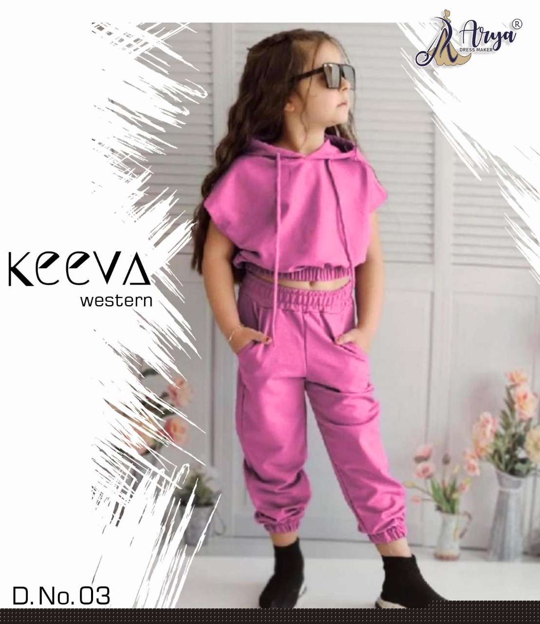 KEEVA BY ARYA DRESS MAKER 01 TO 06 SERIES BEAUTIFUL STYLISH FANCY COLORFUL CASUAL WEAR & ETHNIC WEAR IMPORTED TOPS WITH BOTTOM AT WHOLESALE PRICE