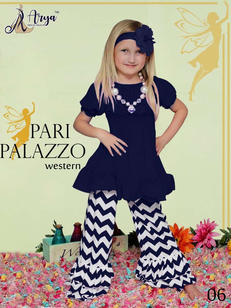 PARI PALAZZO BY ARYA DRESS MAKER 01 TO 06 SERIES DESIGNER STYLISH FANCY COLORFUL BEAUTIFUL PARTY WEAR & ETHNIC WEAR COLLECTION MIX RAYON KURTIS WITH BOTTOM AT WHOLESALE PRICE