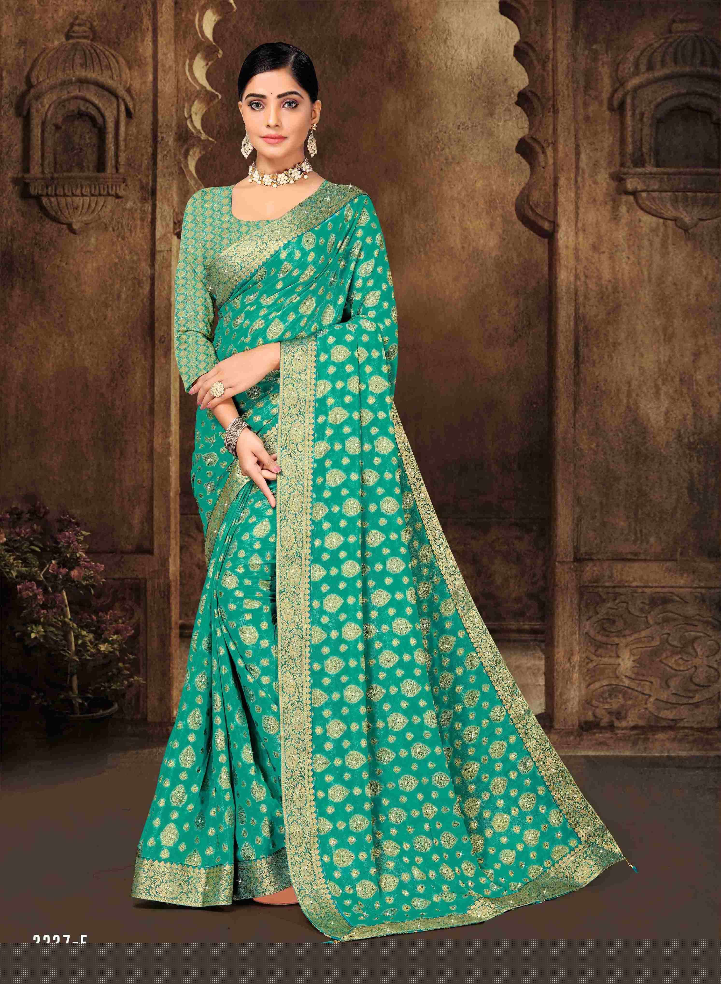 SHANKAR SUMAN BY INDIAN WOMEN 3237-A TO 3237-F SERIES INDIAN TRADITIONAL WEAR COLLECTION BEAUTIFUL STYLISH FANCY COLORFUL PARTY WEAR & OCCASIONAL WEAR BRASSO SAREES AT WHOLESALE PRICE
