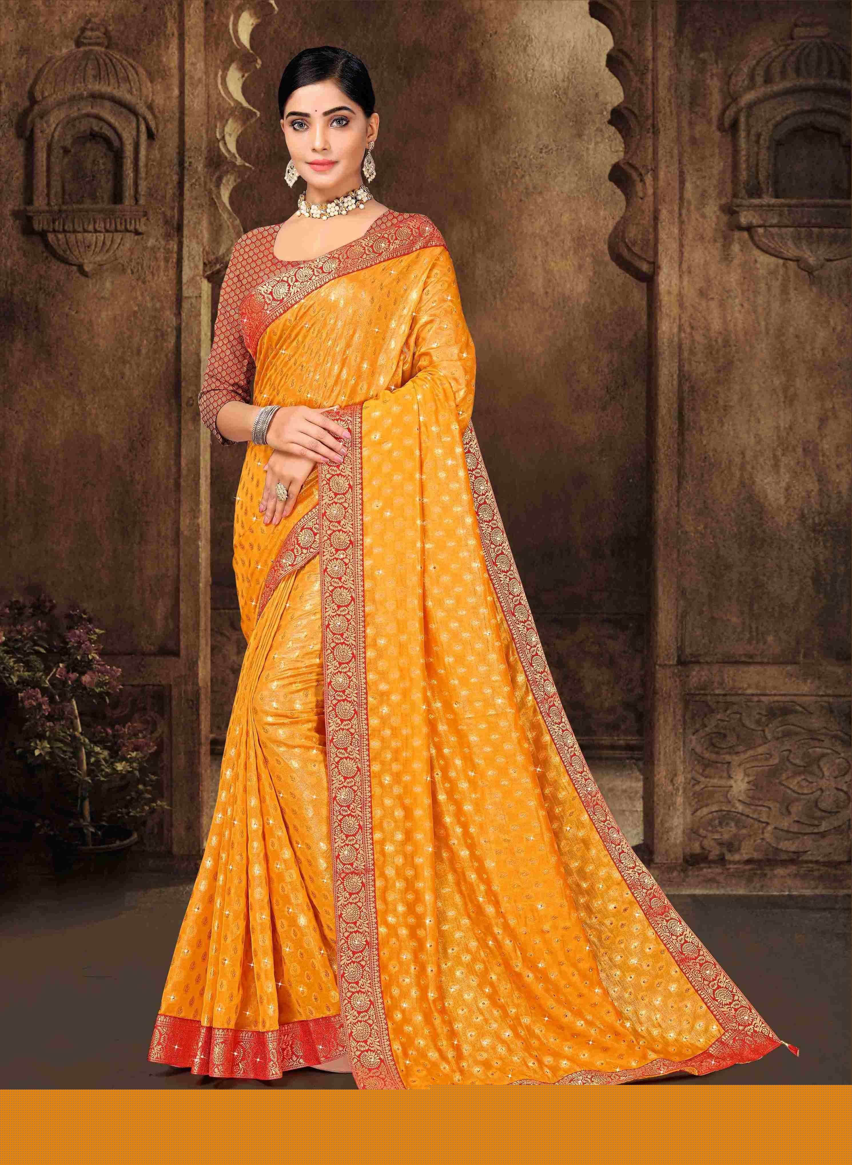 SHANKAR SUMAN BY INDIAN WOMEN 3237-A TO 3237-F SERIES INDIAN TRADITIONAL WEAR COLLECTION BEAUTIFUL STYLISH FANCY COLORFUL PARTY WEAR & OCCASIONAL WEAR BRASSO SAREES AT WHOLESALE PRICE