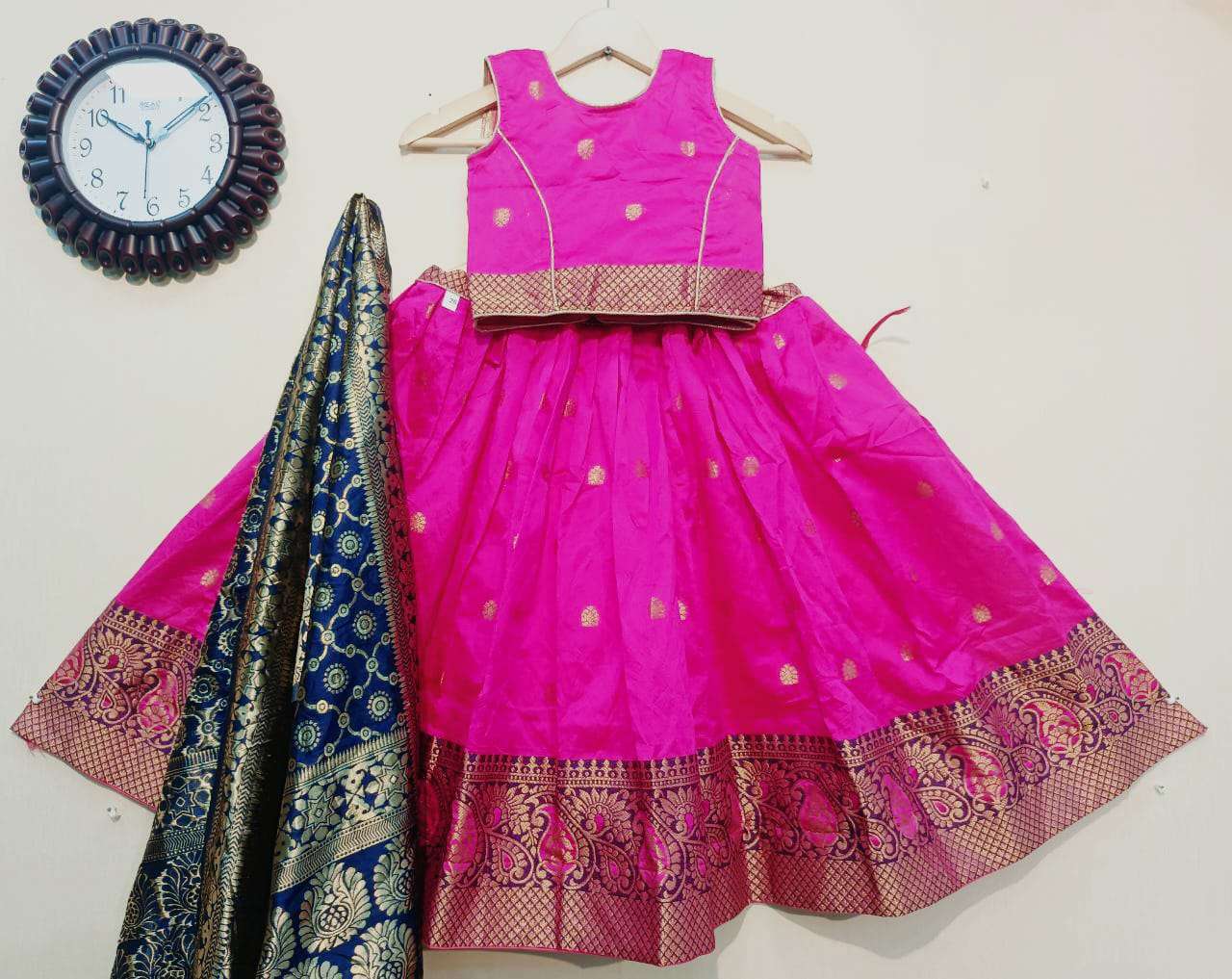 BANARASI KIDS LEHENGA BY FASHID WHOLESALE 201 TO 213 SERIES BEAUTIFUL COLORFUL FANCY WEDDING COLLECTION OCCASIONAL WEAR & PARTY WEAR BANARASI LEHENGAS AT WHOLESALE PRICE