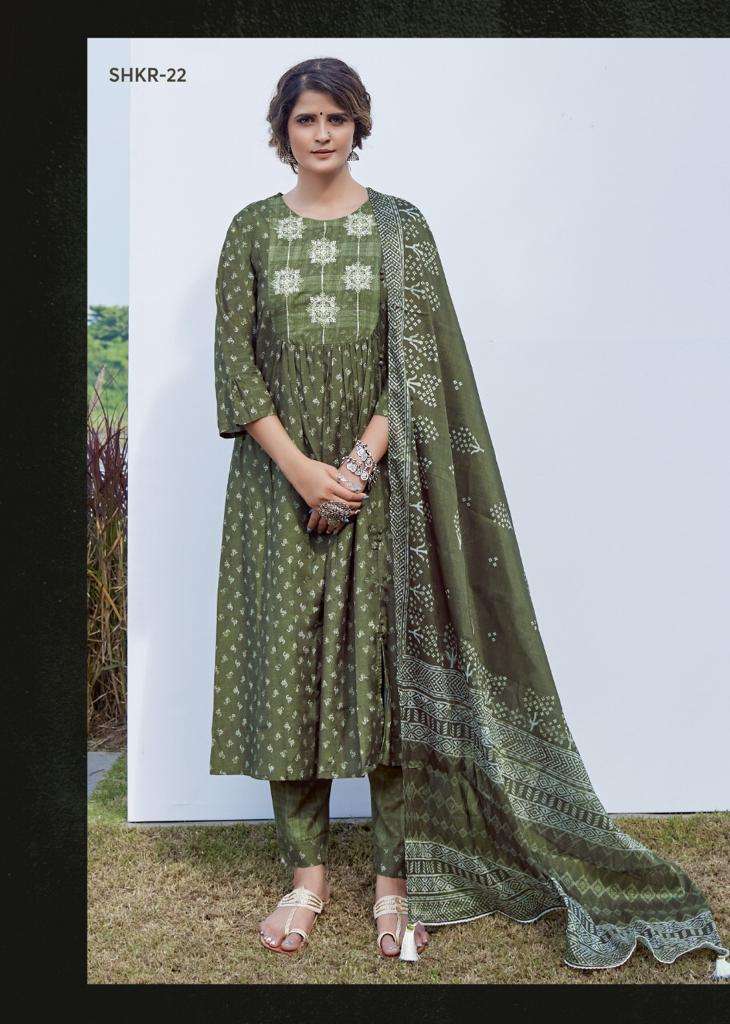 KORA BY SHICHI 20 TO 24 SERIES BEAUTIFUL SUITS COLORFUL STYLISH FANCY CASUAL WEAR & ETHNIC WEAR MUSLIN DIGITAL PRINT DRESSES AT WHOLESALE PRICE