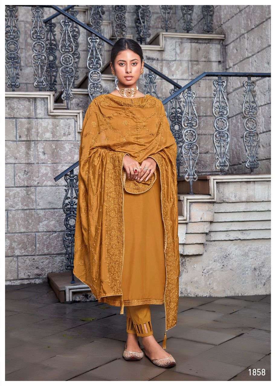 NAZARIYA VOL-4 BY BELA FASHION 1854 TO 1859 SERIES BEAUTIFUL STYLISH SHARARA SUITS FANCY COLORFUL CASUAL WEAR & ETHNIC WEAR & READY TO WEAR MUSLIN DRESSES AT WHOLESALE PRICE