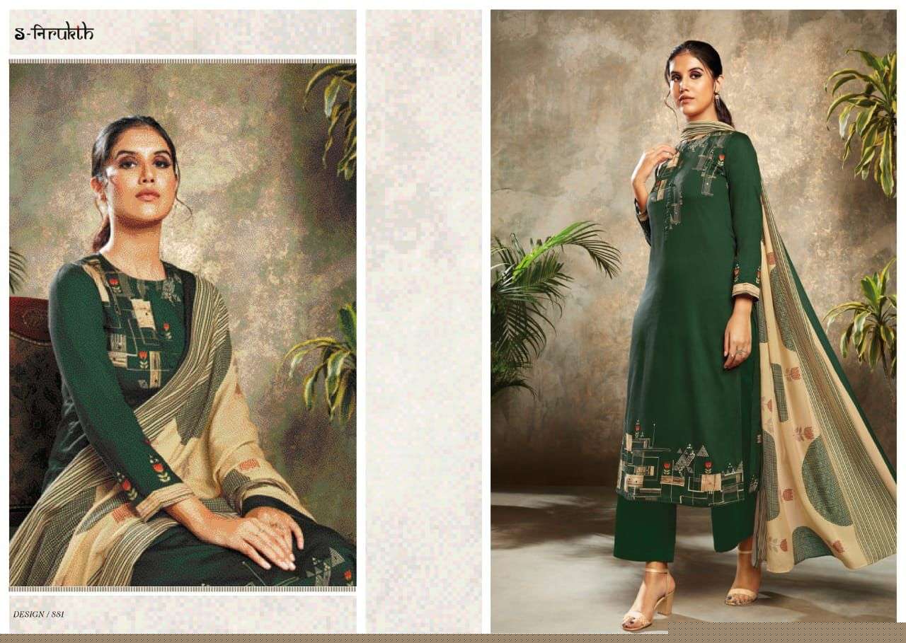 ALIZA BY S-NIRUKTH BEAUTIFUL SUITS COLORFUL STYLISH FANCY CASUAL WEAR & ETHNIC WEAR COTTON SATIN PRINT DRESSES AT WHOLESALE PRICE