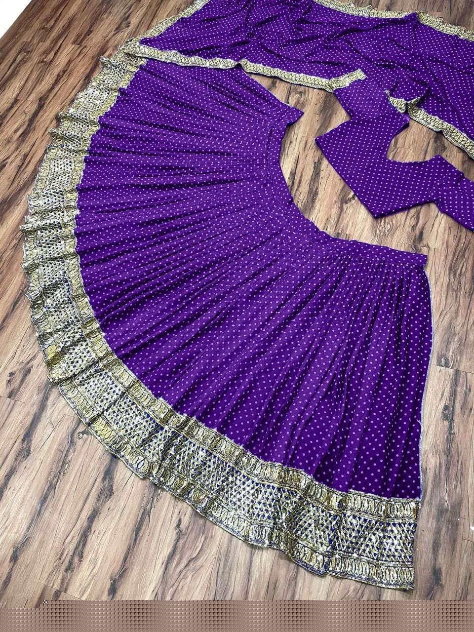 6253 By Fashid Wholesale Indian Traditional Beautiful Stylish Designer Banarasi Silk Jacquard Embroidered Party Wear Georgette Digital Print Lehengas At Wholesale Price