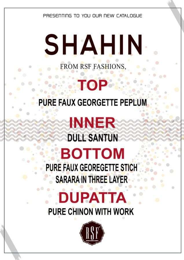 SHAHIN 21201 SERIES BY RIDDHI SIDDHI FASHOIN 21201 TO 21204 SERIES BEAUTIFUL STYLISH SHARARA SUITS FANCY COLORFUL CASUAL WEAR & ETHNIC WEAR & READY TO WEAR FAUX GEORGETTE DRESSES AT WHOLESALE PRICE