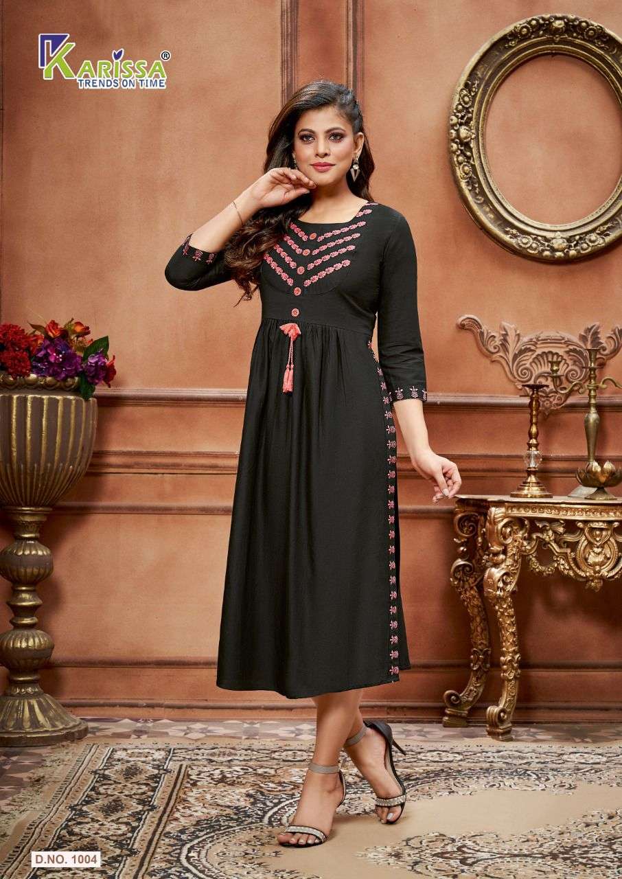 ANOKHI BY KARISSA 1001 TO 1006 SERIES DESIGNER STYLISH FANCY COLORFUL BEAUTIFUL PARTY WEAR & ETHNIC WEAR COLLECTION PREMIUM COTTON KURTIS AT WHOLESALE PRICE