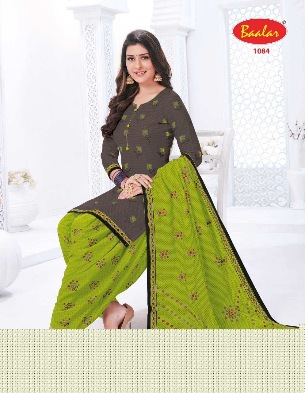 CRYSTAL PATIALA VOL-1 BY BAALAR 1071 TO 1085 SERIES BEAUTIFUL STYLISH SHARARA SUITS FANCY COLORFUL CASUAL WEAR & ETHNIC WEAR & READY TO WEAR PURE COTTON PRINTED DRESSES AT WHOLESALE PRICE