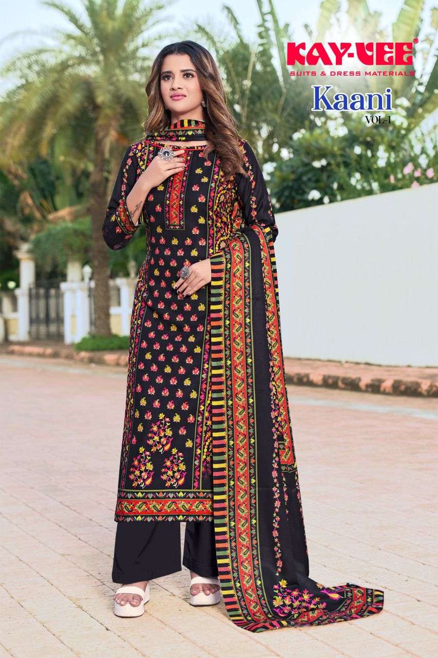 KAANI BY KAY VEE 1001 TO 1006 SERIES INDIAN TRADITIONAL WEAR COLLECTION BEAUTIFUL STYLISH FANCY COLORFUL PARTY WEAR & OCCASIONAL WEAR HEAVY PASHMINA DIGITAL PRINT DRESSES AT WHOLESALE PRICE