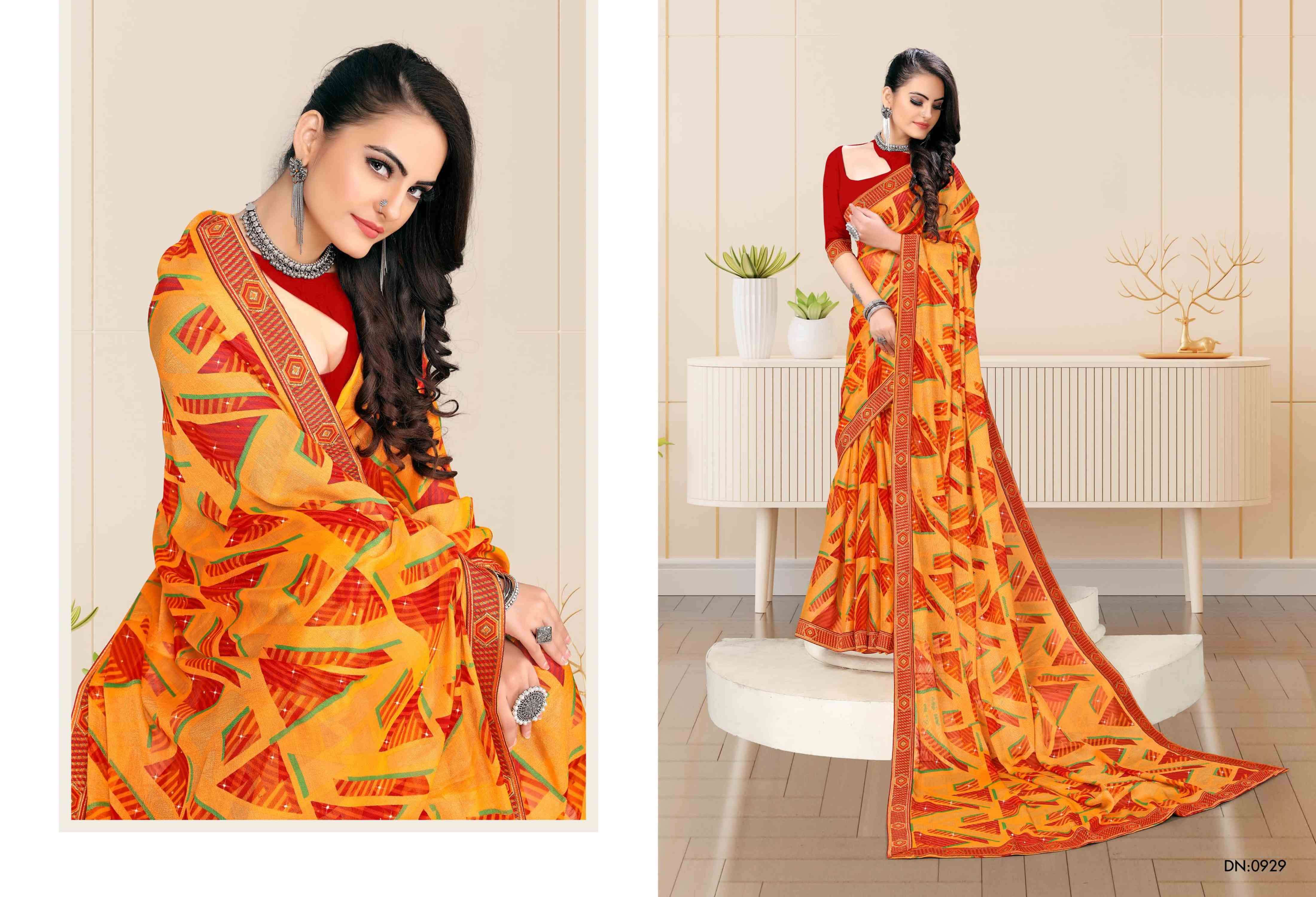 NEELKANTH VOL-3 BY BARGAD INDIAN TRADITIONAL WEAR COLLECTION BEAUTIFUL STYLISH FANCY COLORFUL PARTY WEAR & OCCASIONAL WEAR BRASSO SAREES AT WHOLESALE PRICE